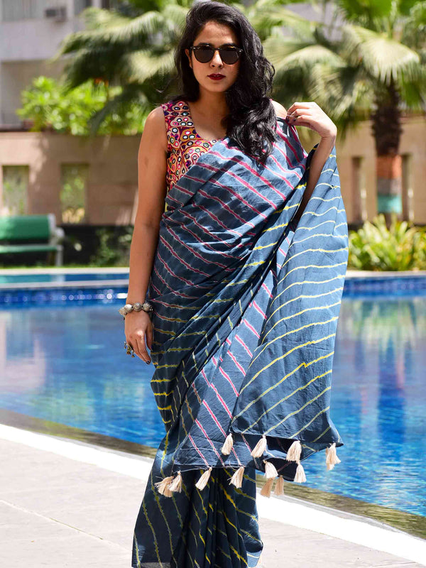 Indigo Sarees | Prashanti | 17 March 2023 | SHOP ONLINE @  https://www.prashantisarees.com/collections/indigo-sarees A fabulous  collection exclusively for Indigo lovers comprising of light weight... | By  Prashanti | Hello all, welcome to