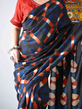 Wind - Clamp Dyed Cotton Saree