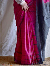 Greycious - mul tie and dye saree