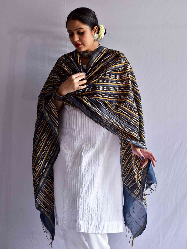 Raasta  - chanderi silk Dupatta